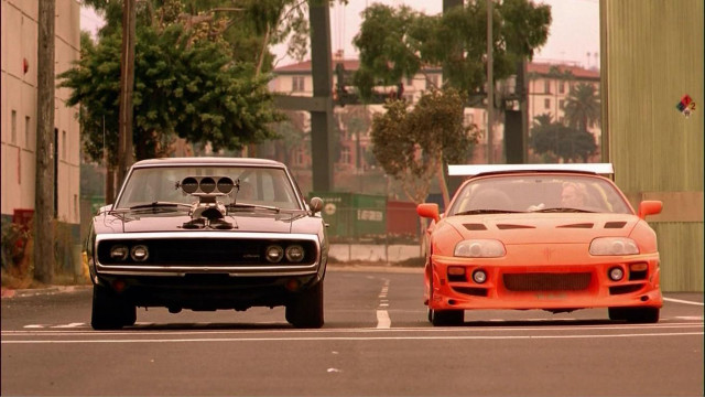 Cars driving street parking lot free wallpaper - medium preview image