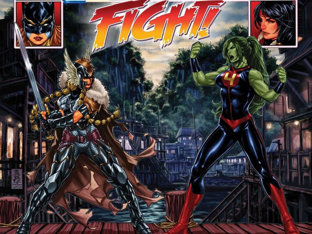 Comic book cover women costumes #2 free wallpaper - medium preview image