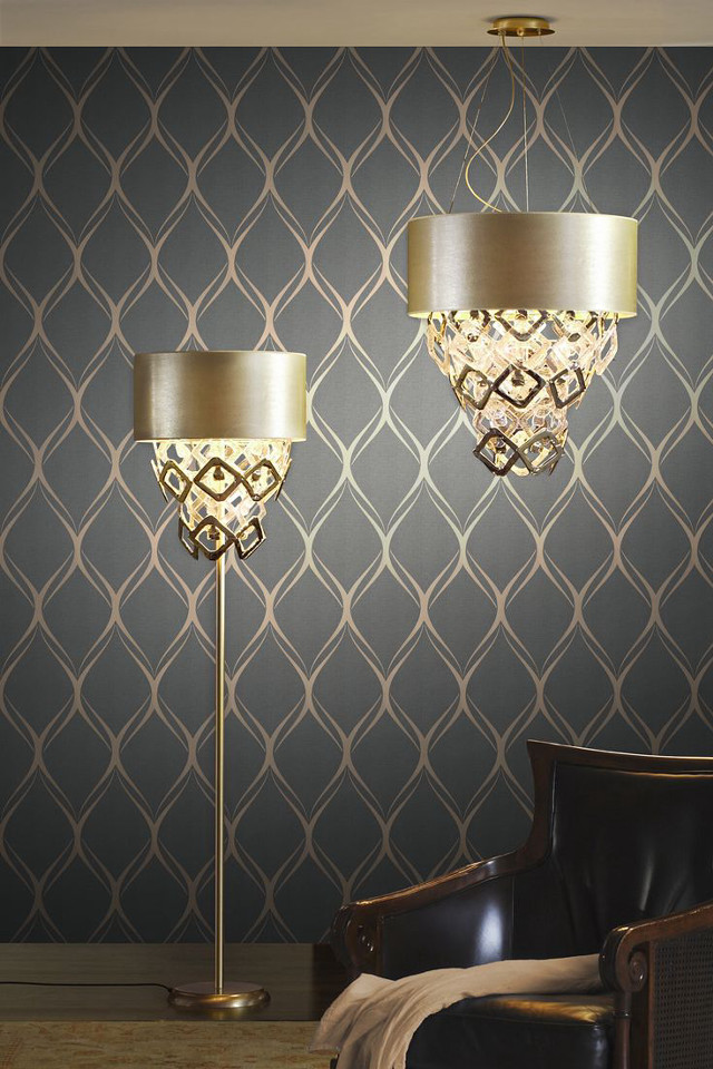Lamps table chair tablecloth interior free wallpaper - medium preview image