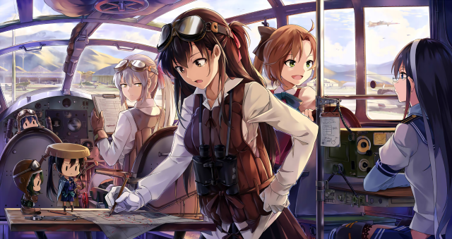 Group people table window sky free wallpaper - medium preview image