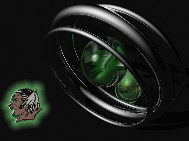 Ring green light black background free wallpaper - medium preview image