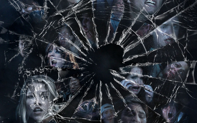 Broken glass people hole lightning free wallpaper - medium preview image