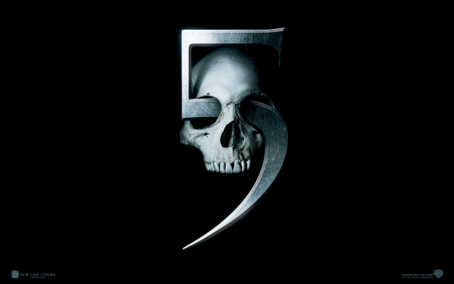 Skull knife mouth dark background free wallpaper - medium preview image