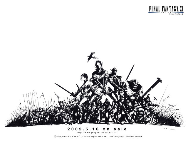 Black white drawing people swords free wallpaper - medium preview image