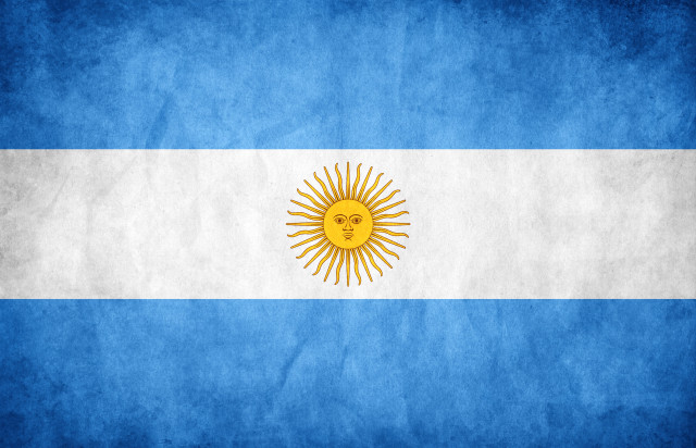 Argentina flag grungy wall sun free wallpaper - medium preview image