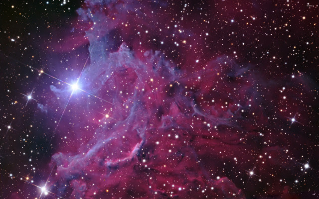 Large star cluster bright blue #9 free wallpaper - medium preview image