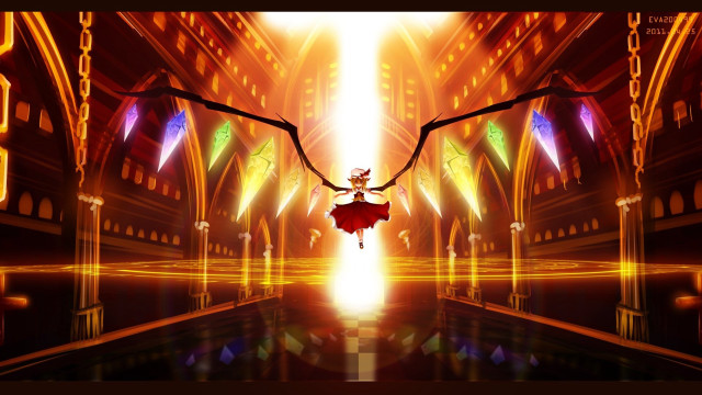 Flying person tunnel light digital free wallpaper - medium preview image