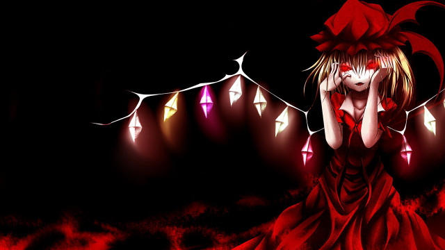 Woman red dress red bow free wallpaper - medium preview image
