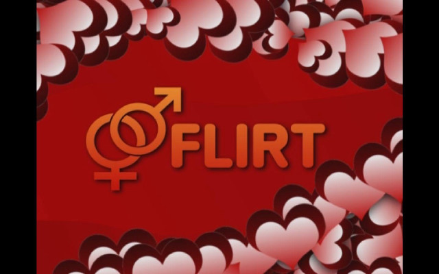 Red background hearts flirt gold free wallpaper - medium preview image