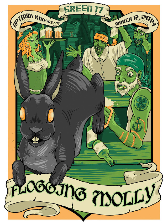 Black cat cartoon banner around free wallpaper - medium preview image