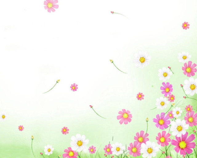 Flower field sky background pink free wallpaper - medium preview image