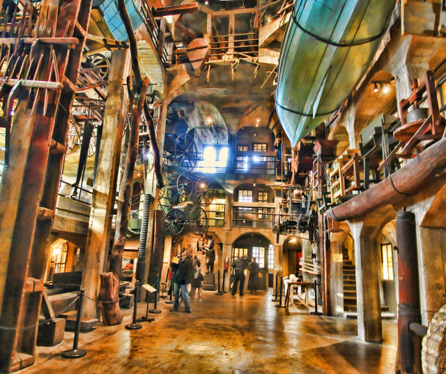 Biopunk ecological art wooden structures free wallpaper - medium preview image