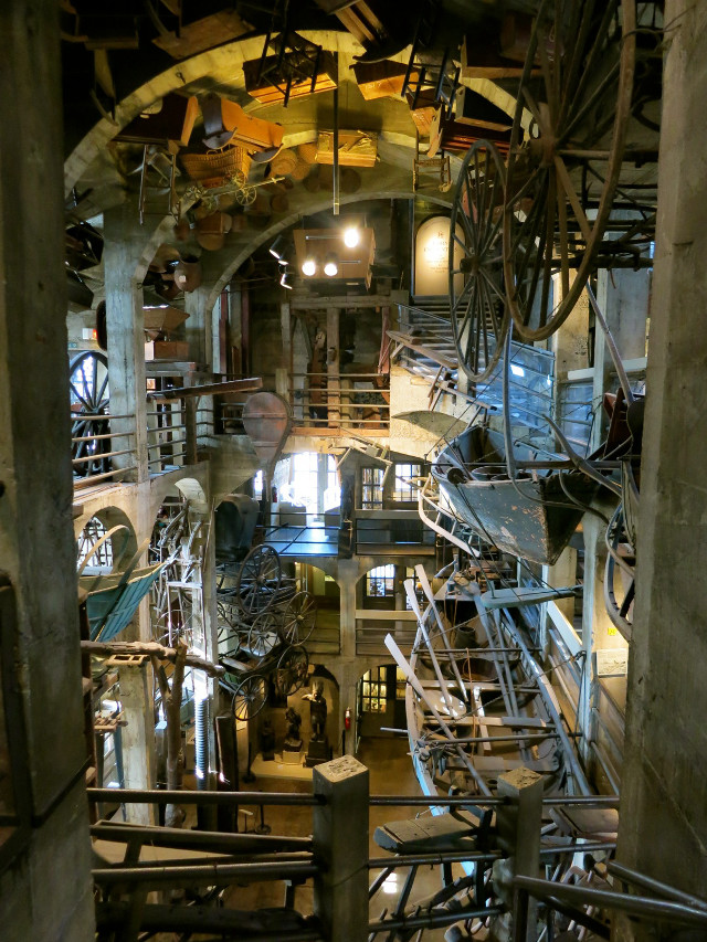 Large building machinery clock interior free wallpaper - medium preview image