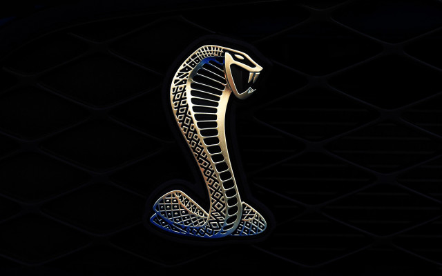 Gold cobra emblem black blue free wallpaper - medium preview image