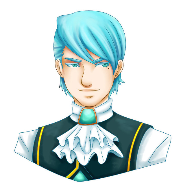 Bluehair blackout portrait cedric seaut free wallpaper - medium preview image