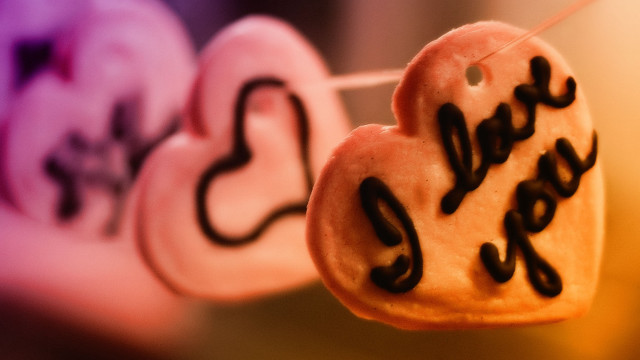 Heart lollipop love two hearts free wallpaper - medium preview image
