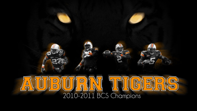 Auburn tigers football players champs free wallpaper - medium preview image