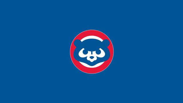 Cubs logo blue background red free wallpaper - medium preview image