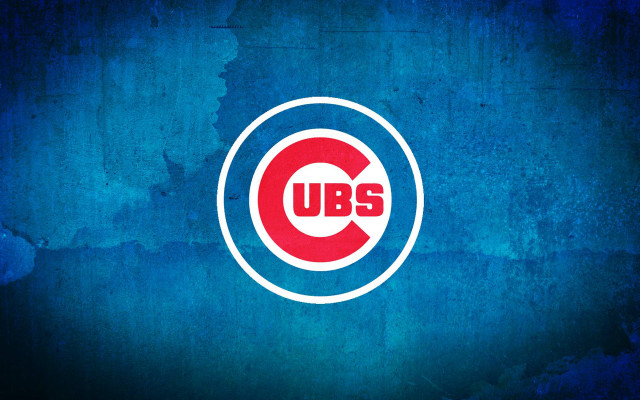 Chicago cubs logo blue grungy free wallpaper - medium preview image