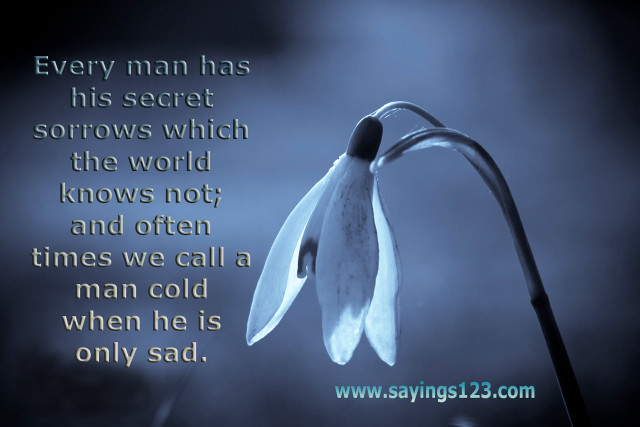 White flower quote every man free wallpaper - medium preview image