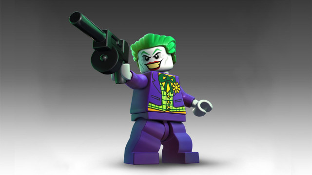 Lego batman character holding gun free wallpaper - medium preview image