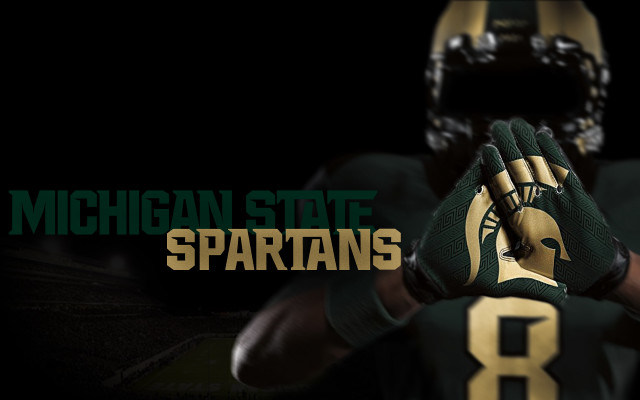 Football player michigan state poster free wallpaper - medium preview image