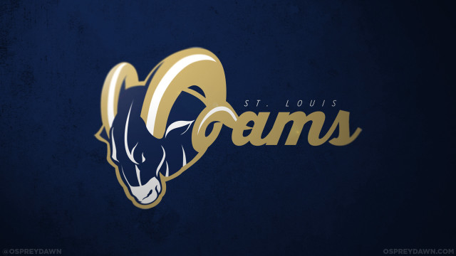 Rams logo blue background st free wallpaper - medium preview image