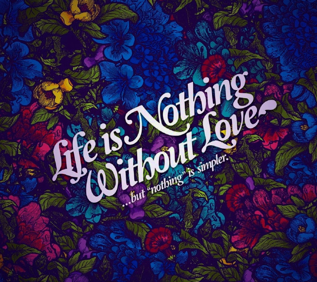 Colorful floral background with quote free wallpaper - medium preview image