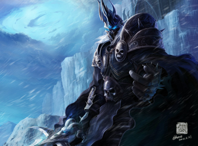 Man armor sword snowy landscape #4 free wallpaper - medium preview image