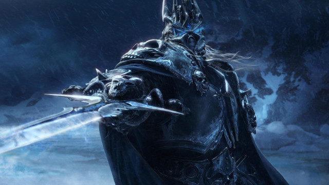 Man black suit swords skull free wallpaper - medium preview image