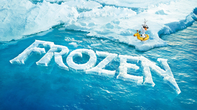 Frozen word water boat man free wallpaper - medium preview image