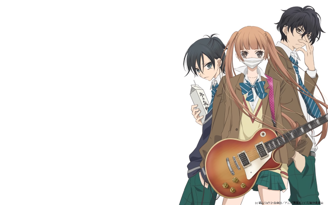 People guitar microphone beard woman free wallpaper - medium preview image