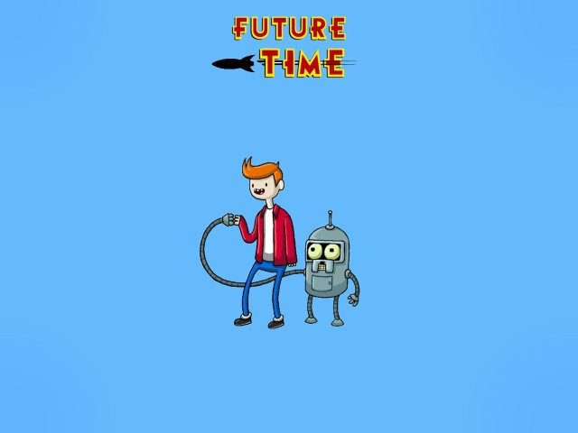 Future time cartoon robot hose free wallpaper - medium preview image