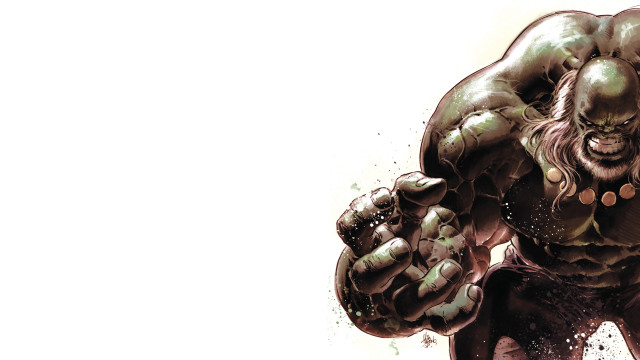 Huge man grin drawing art free wallpaper - medium preview image