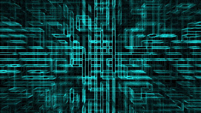 Blue black abstract background lines #2 free wallpaper - medium preview image