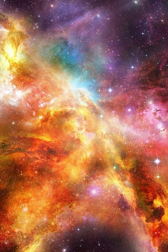 Colorful space stars star cluster #3 free wallpaper - medium preview image