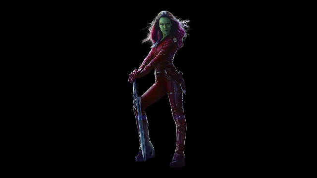 Woman red suit ski pole free wallpaper - medium preview image