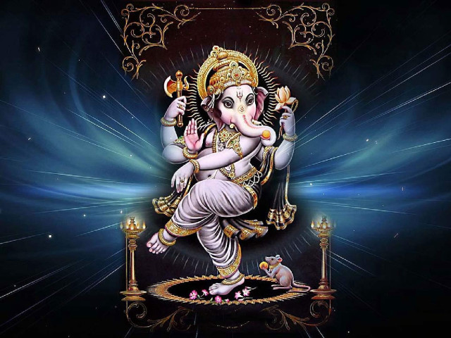 God mouse blue background stars free wallpaper - medium preview image