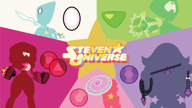 Cartoon character star background middle free wallpaper - medium preview image