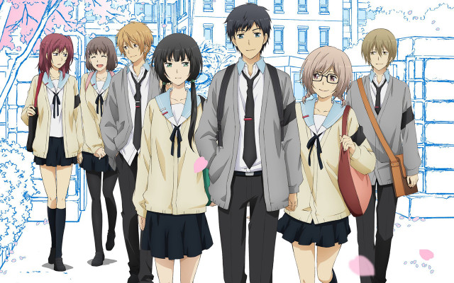 Group people building blue sky free wallpaper - medium preview image