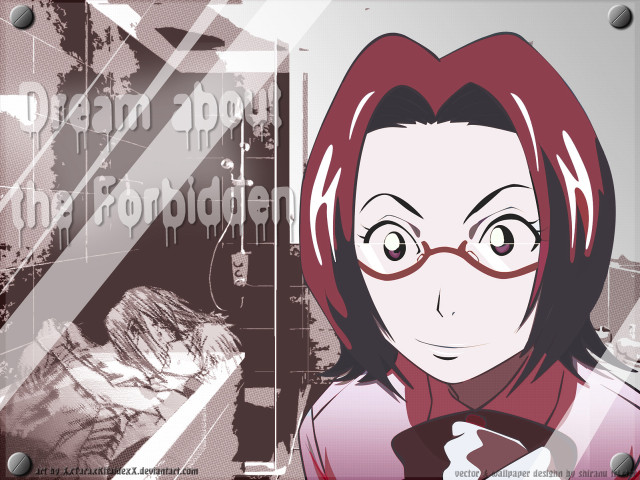 Woman glasses red hoodie serious free wallpaper - medium preview image