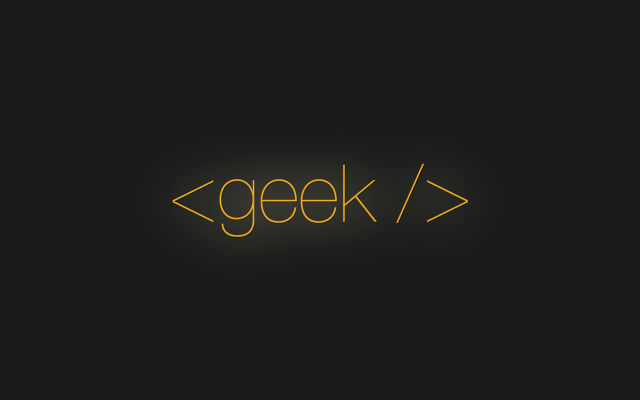 Yellow geek arrow black background free wallpaper - medium preview image