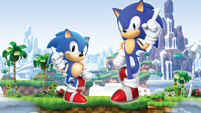 Sonic urban nature furry illustration free wallpaper - medium preview image