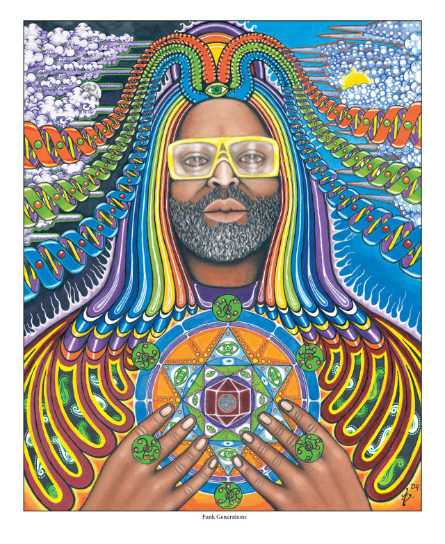 Man glasses beard colorful object free wallpaper - medium preview image