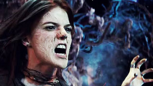 Woman mouth open creepy face free wallpaper - medium preview image