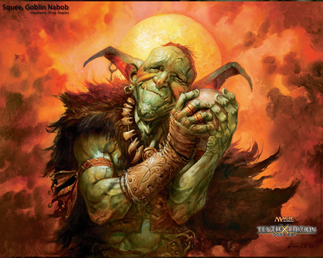 Demon holding hammer demon shoulder free wallpaper - medium preview image