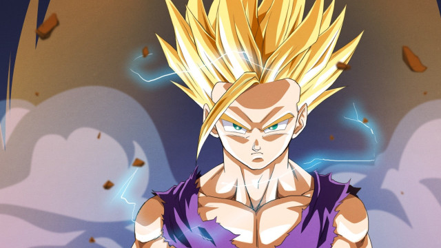 Cute dragon spiked hair electricity free wallpaper - medium preview image