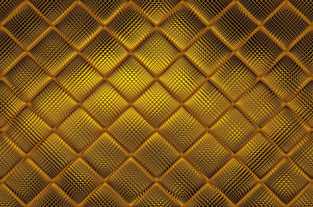 Gold background diamond pattern yellow free wallpaper - medium preview image