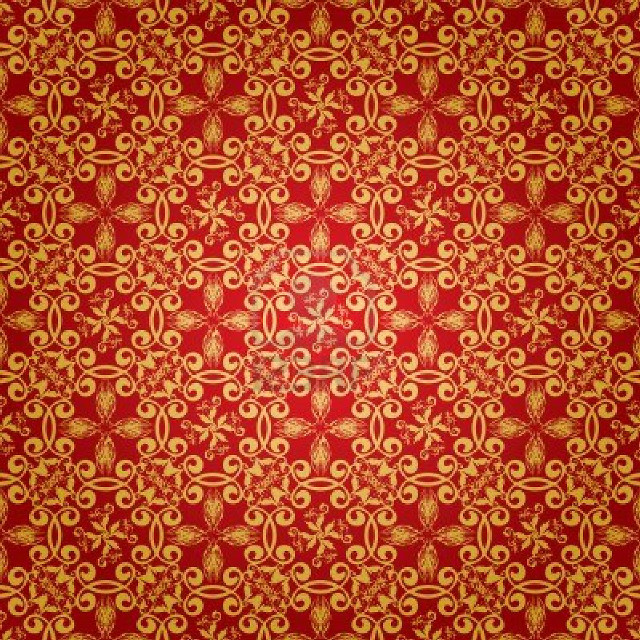 Red yellow background circular design free wallpaper - medium preview image