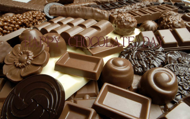 Chocolate candy table flower topped free wallpaper - medium preview image
